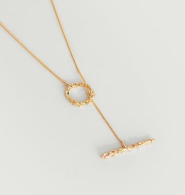 Gold-plated chain necklace Roca Toggle