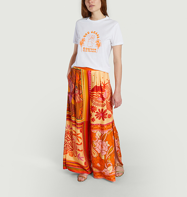 Mixed Scarves pants