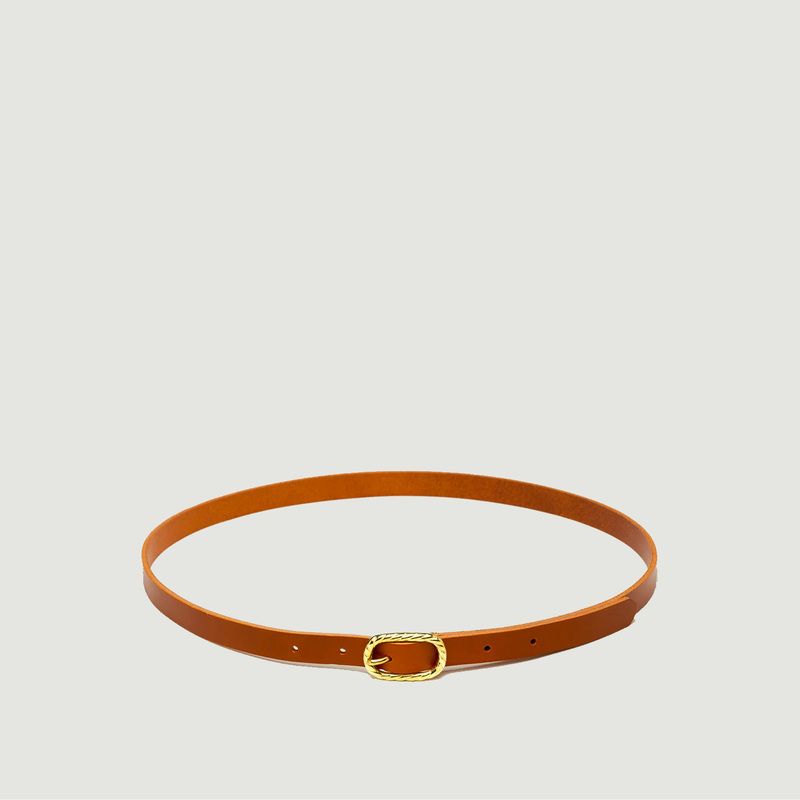 Twisted Belt Vegetable-tanned leather - Fauvette