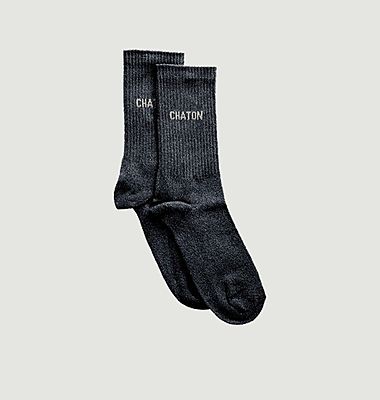 Chaussettes Côtelées Chaton