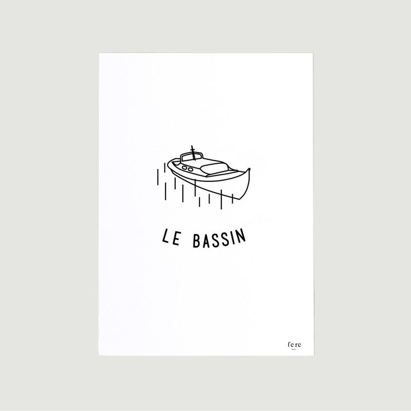 Poster France, Le bassin - Fere Paris