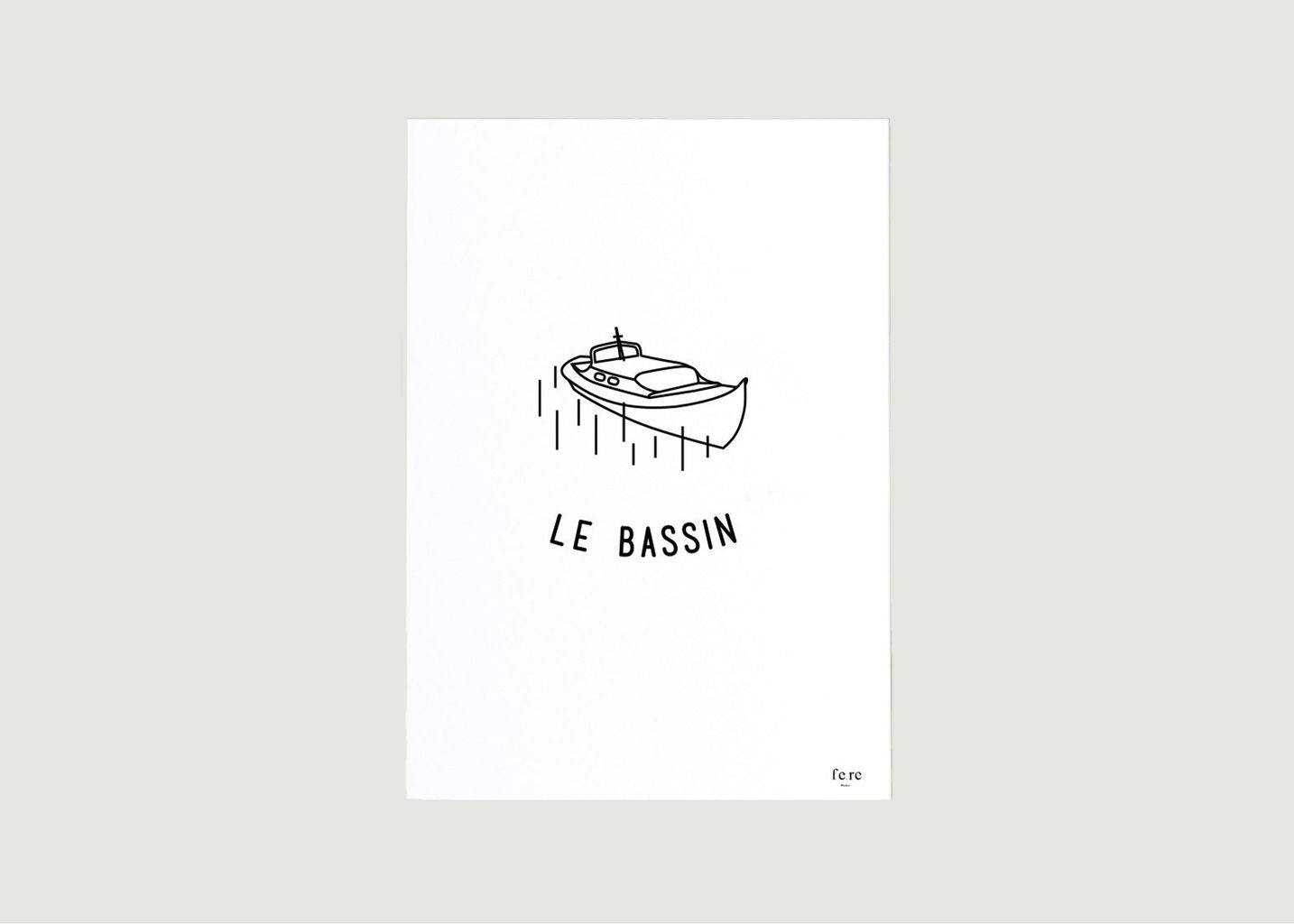 Poster Frankreich, Das Becken - Fere Paris