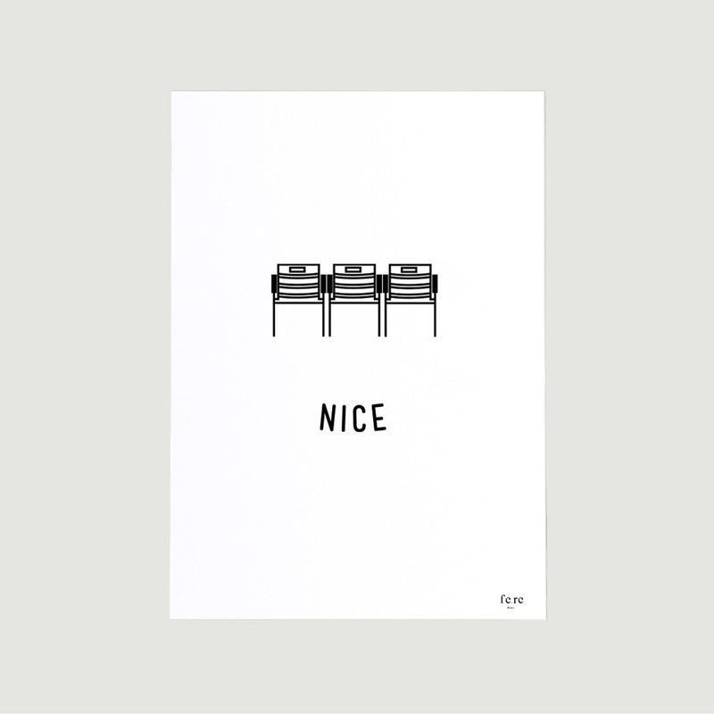 Poster Frankreich, Nizza - Fere Paris