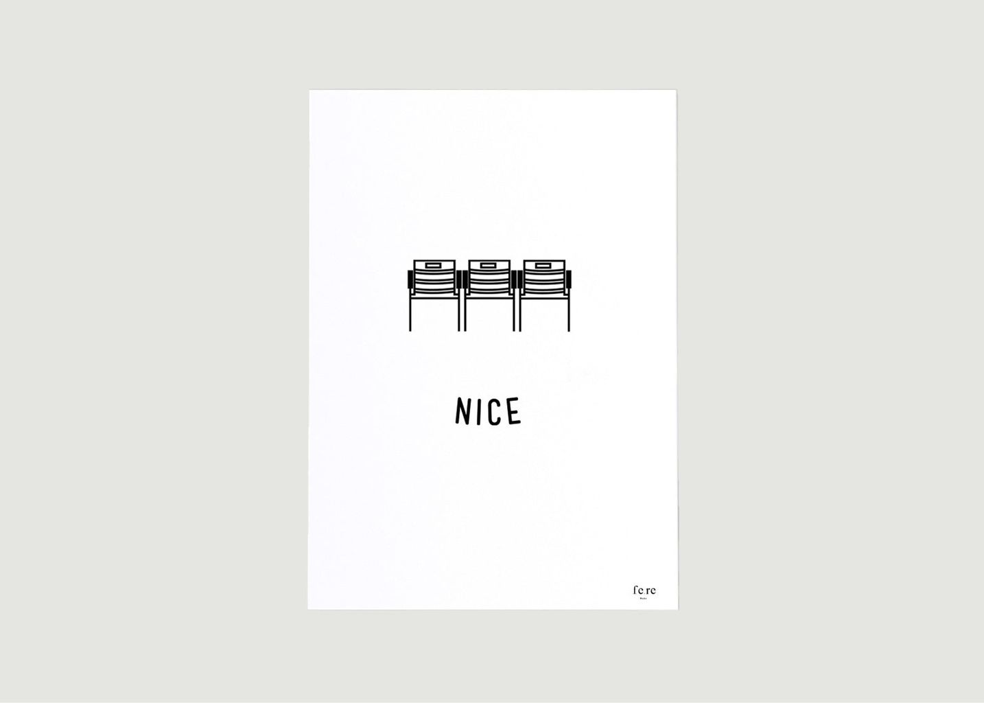 Poster Frankreich, Nizza - Fere Paris