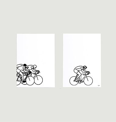 Poster Sportler - Radfahren