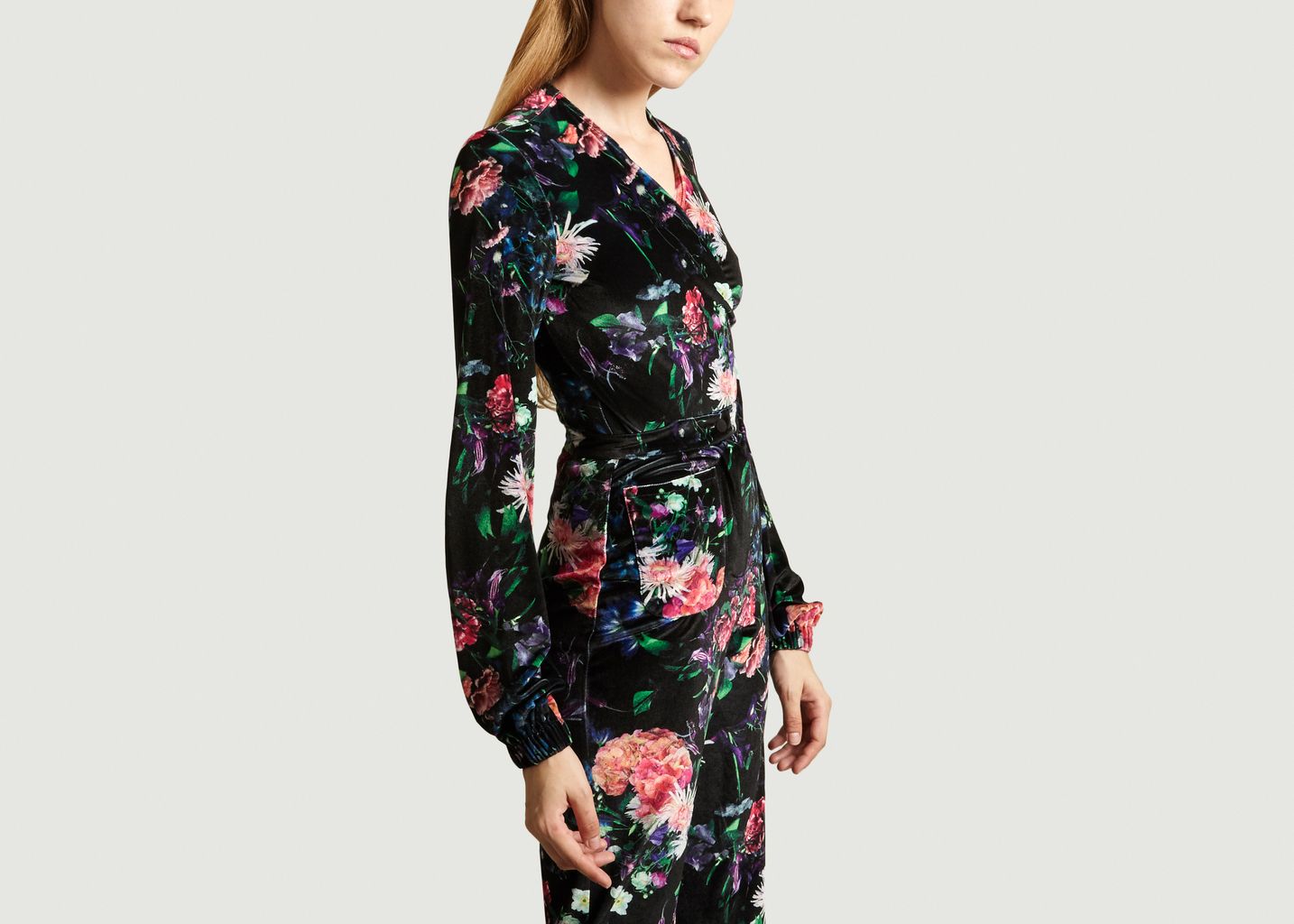 Body Fleuri En Velours Fleetwood - Fête Impériale