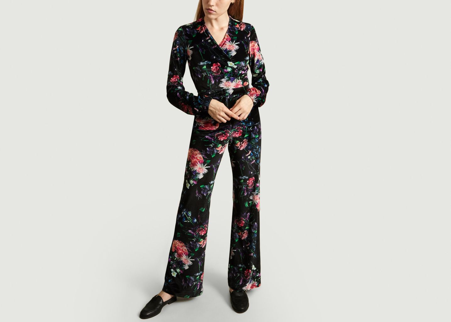 Body Fleuri En Velours Fleetwood - Fête Impériale