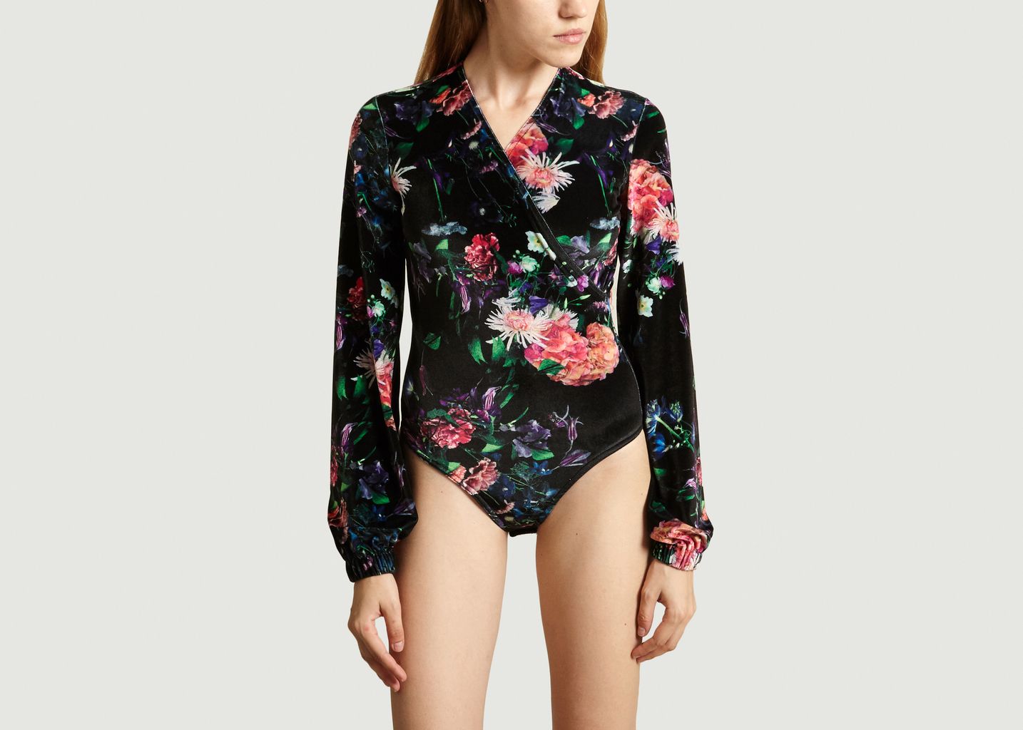 Body Fleuri En Velours Fleetwood - Fête Impériale