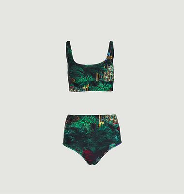 Chloé 2-piece swimming costume with high waist and Oeko-Tex bra Appolonie print