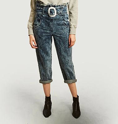 Ziggy wide belted jeans