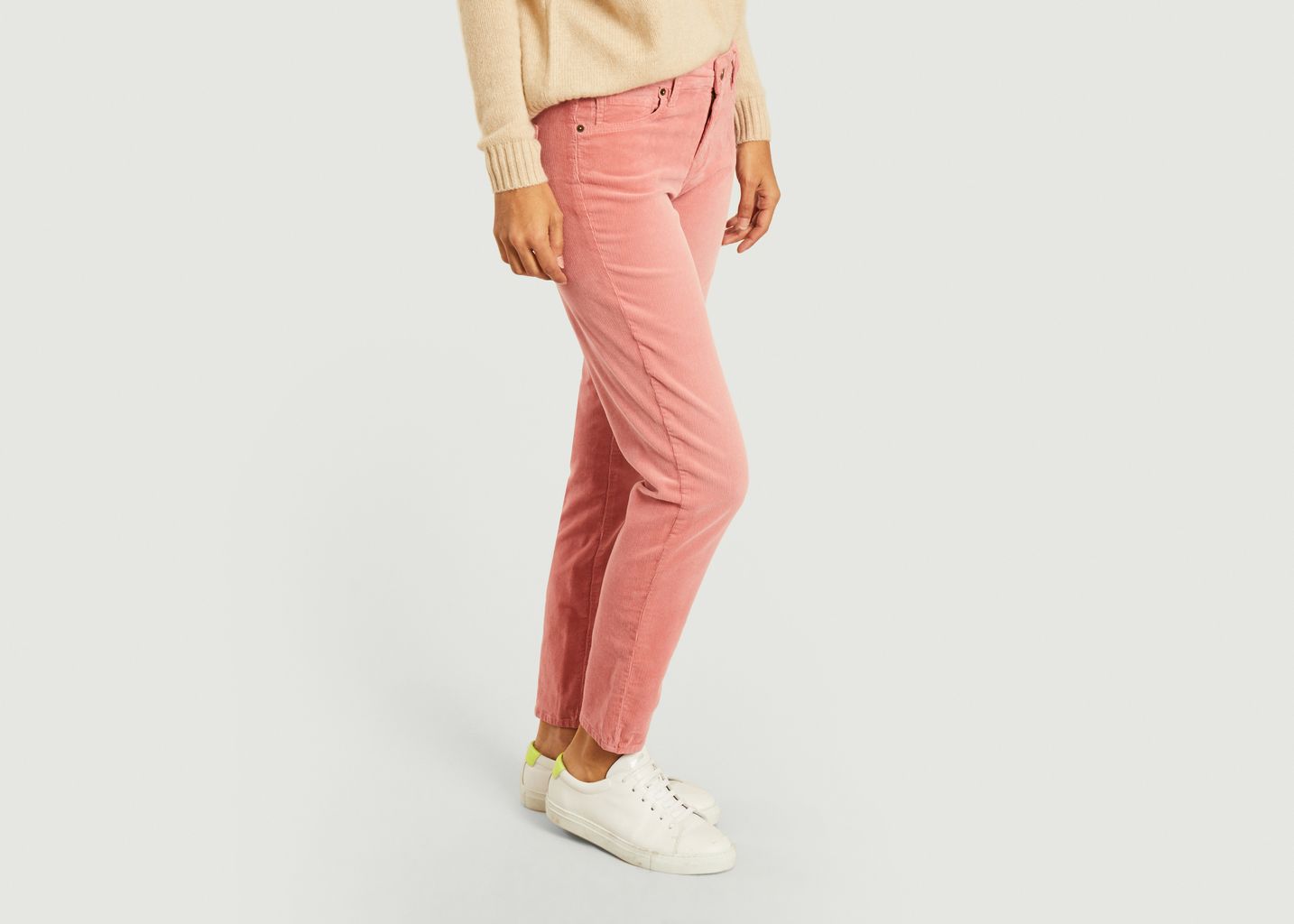 Pantalon slim en velours côtelé Colette 139 - Five