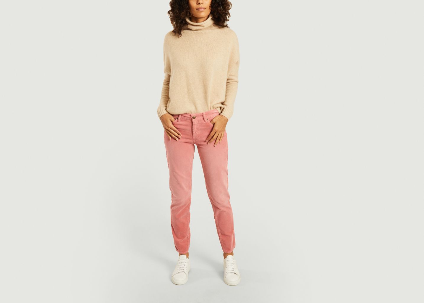 Pantalon slim en velours côtelé Colette 139 - Five