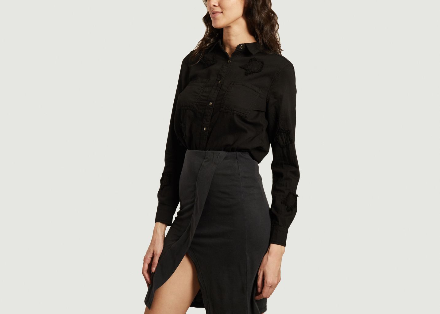 Chemise en coton avec étoiles brodées Laura - Five