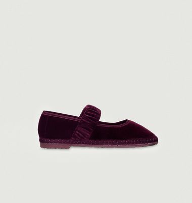 Mafalda ballerina in velvet