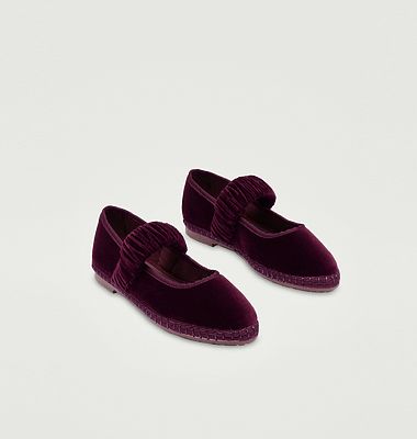 Mafalda ballerina in velvet