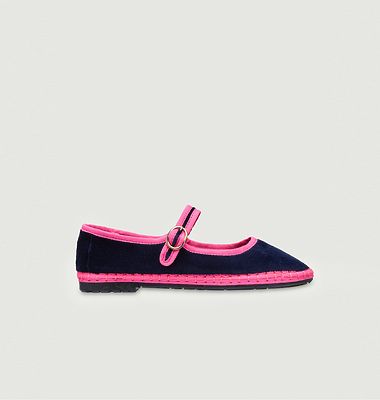 Ballerine Biddy en velours