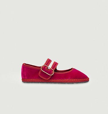 Matilda Plum ballerina in velvet