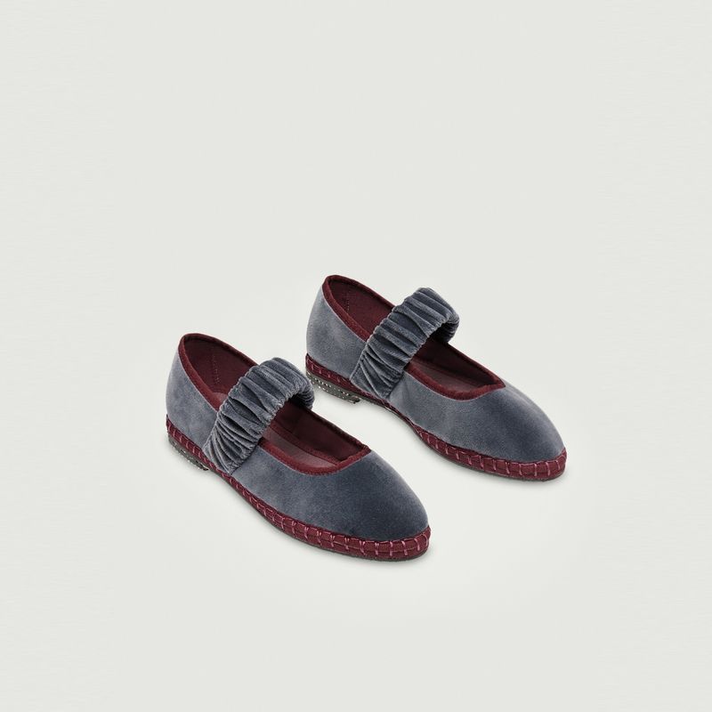 Mafalda Georgina ballerina in velvet - Flabelus