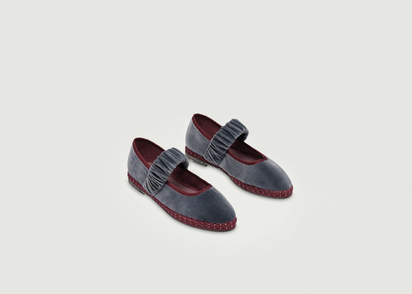 Mafalda Georgina ballerina in velvet - Flabelus