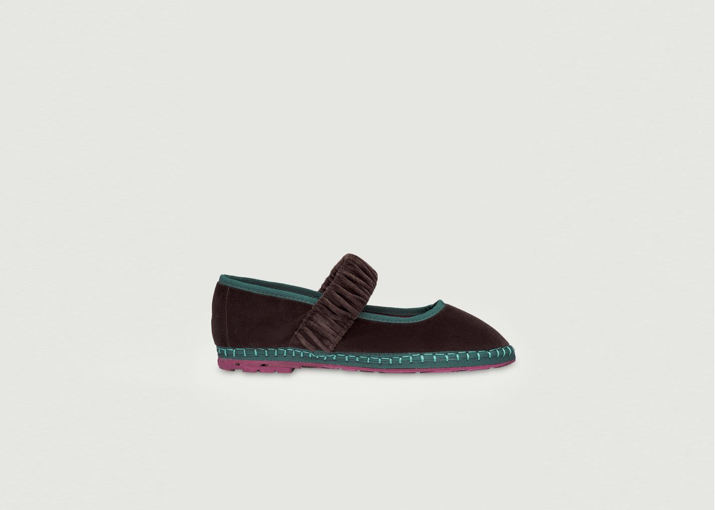 Mafalda Kelly ballerinas in velvet - Flabelus