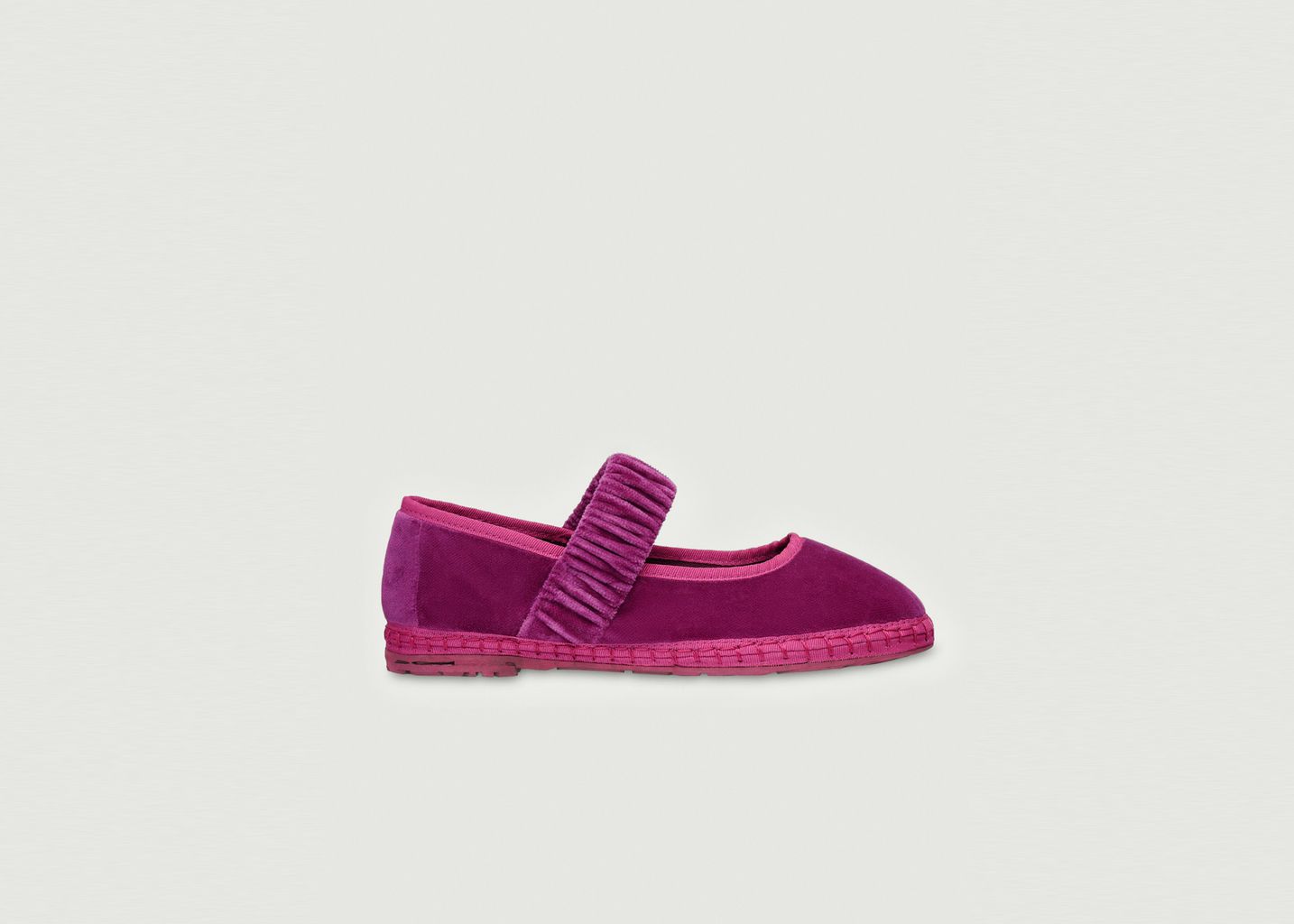 Mafalda ballerinas in velvet - Flabelus