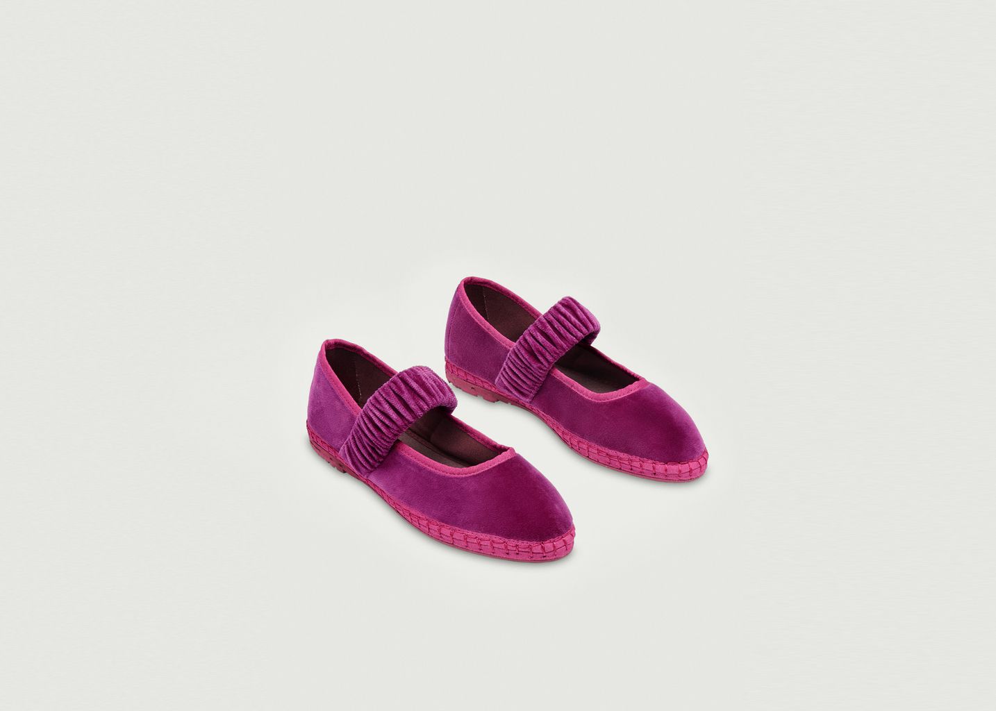 Mafalda ballerinas in velvet - Flabelus