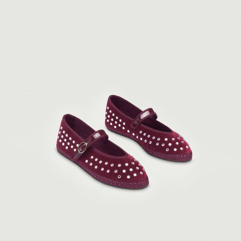 Mae ballerinas in velvet - Flabelus