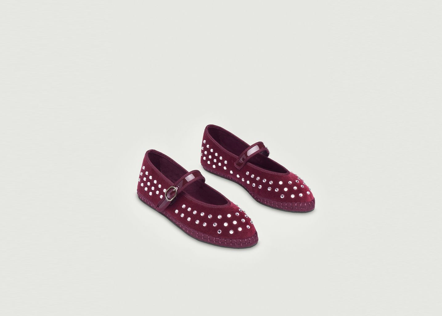 Mae ballerinas in velvet - Flabelus