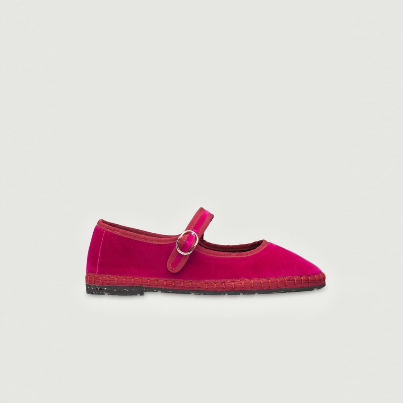 Pip ballerinas in velvet - Flabelus