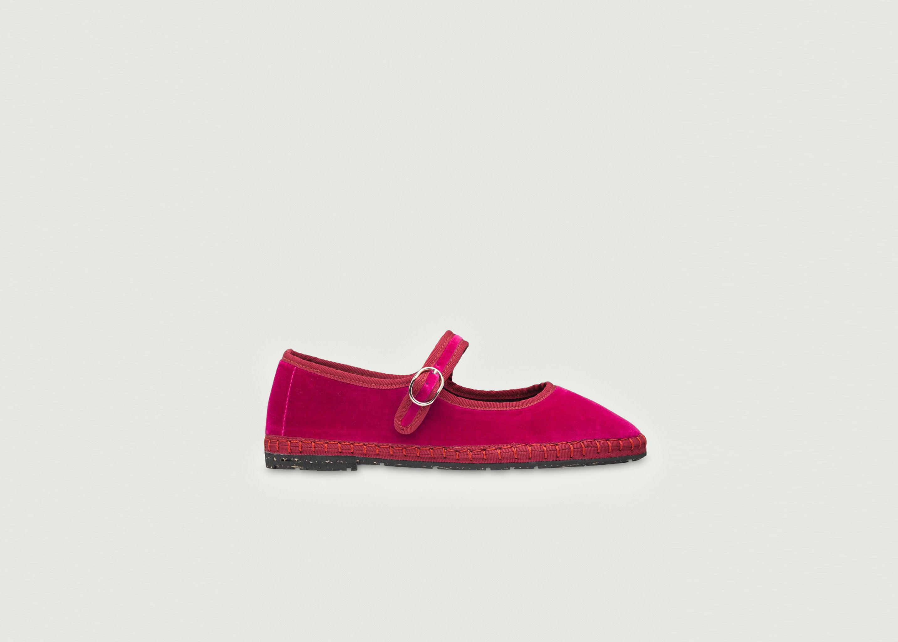 Pip ballerinas in velvet - Flabelus