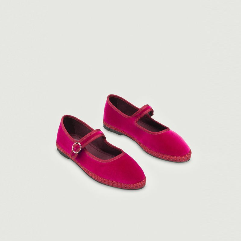 Pip ballerinas in velvet - Flabelus