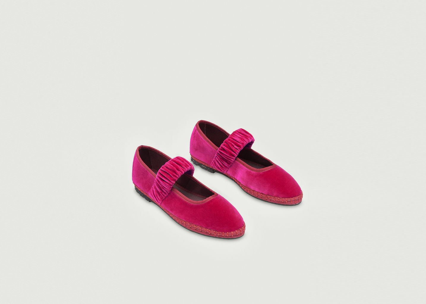 Mafalda ballerinas in velvet - Flabelus