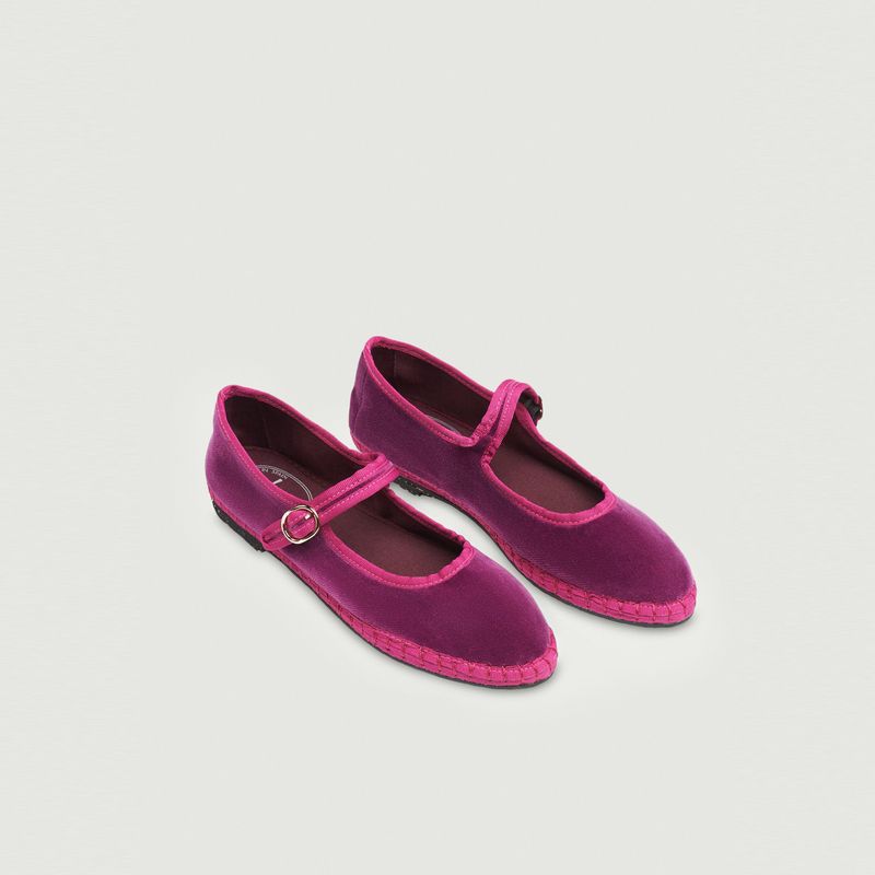 Nomi velvet ballerinas - Flabelus