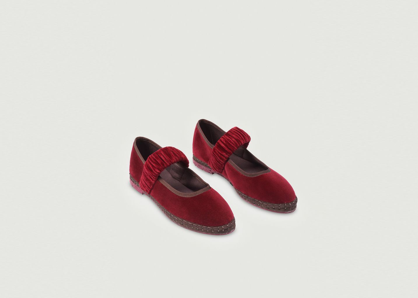 Mafalda ballerinas in velvet - Flabelus