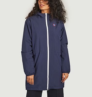 Pompidou trench parka with fleece lining