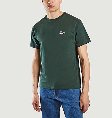T-shirt en coton bio avec broderie Fish