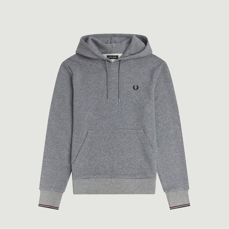 Hooded sweatshirt with buttonhole - Fred Perry
