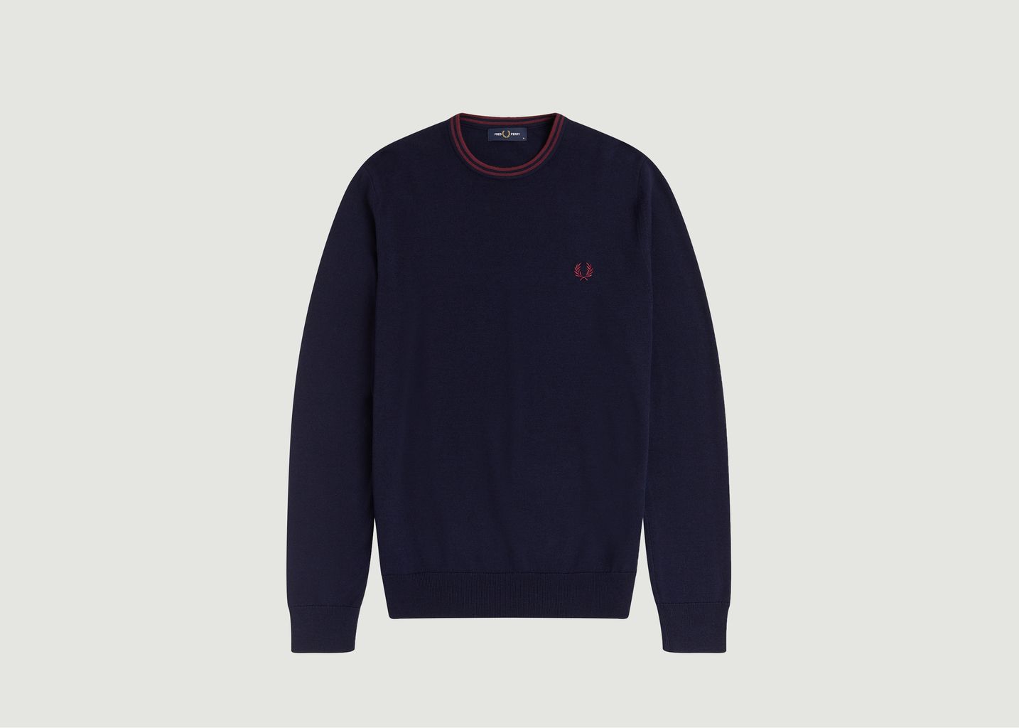 Classic Crew Neck Sweater - Fred Perry