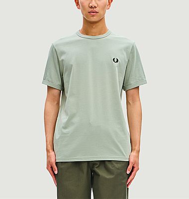 T-shirt with contrasting borders