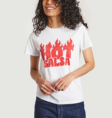 T-shirt Alex HOT salsa en coton 
