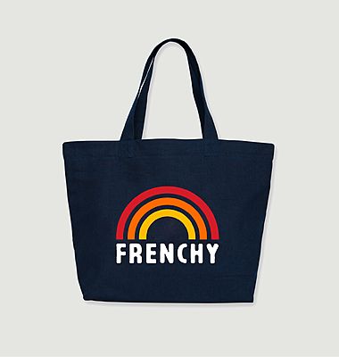 Frenchy XL beachbag in organic cotton