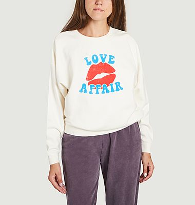 Sweatshirt aus Premium-Molton Love Affair 