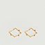 Puzzle dangling earrings - Gamme Blanche