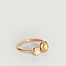 Duo Citron ring with quartz - Gamme Blanche