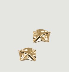Earrings les Froissées Gamme Blanche