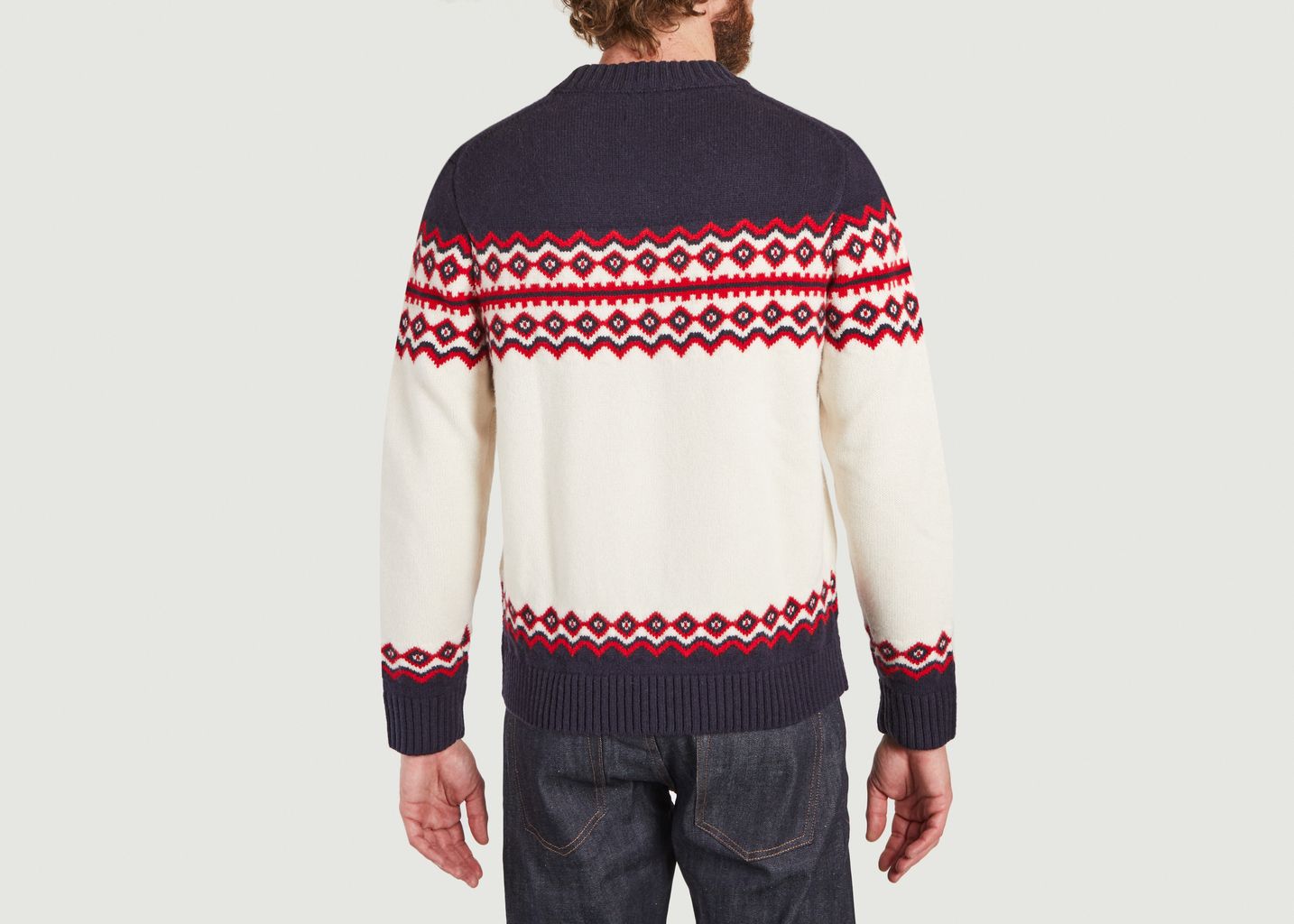 Fair Isle Holiday Pullover mit Lambswool-Muster - Gant
