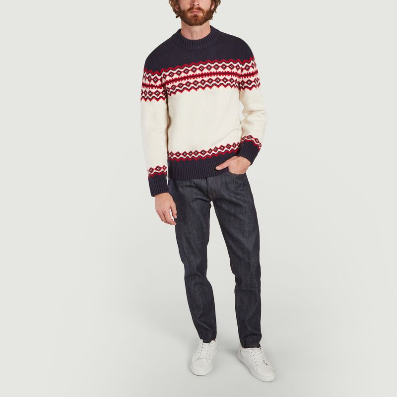 Fair Isle Holiday lambswool patterned sweater - Gant