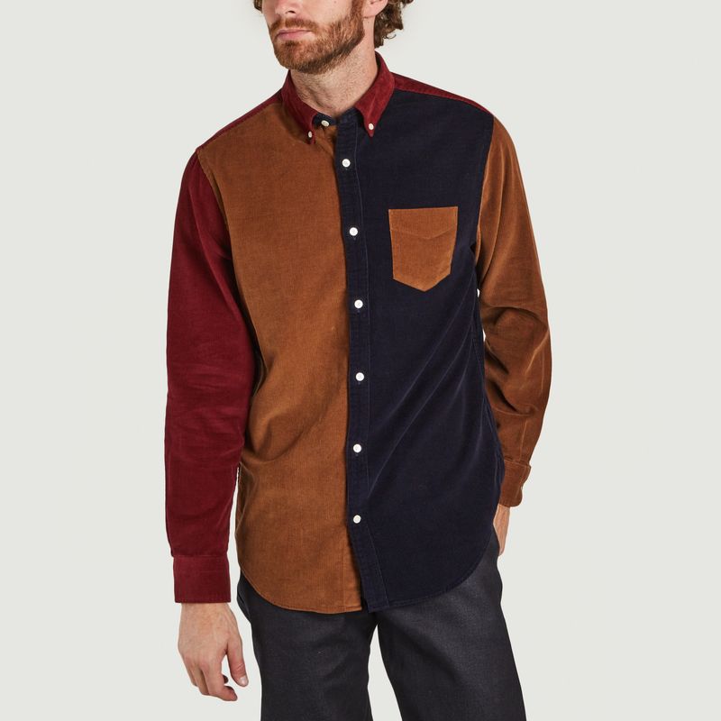 Tricolor corduroy shirt - Gant