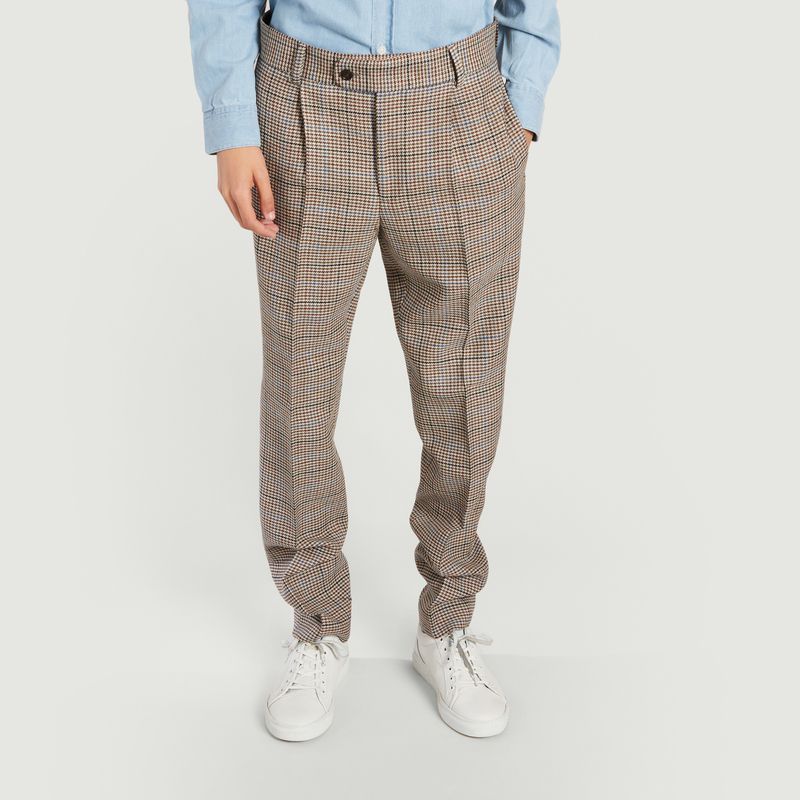 Checked suit trousers - Gant