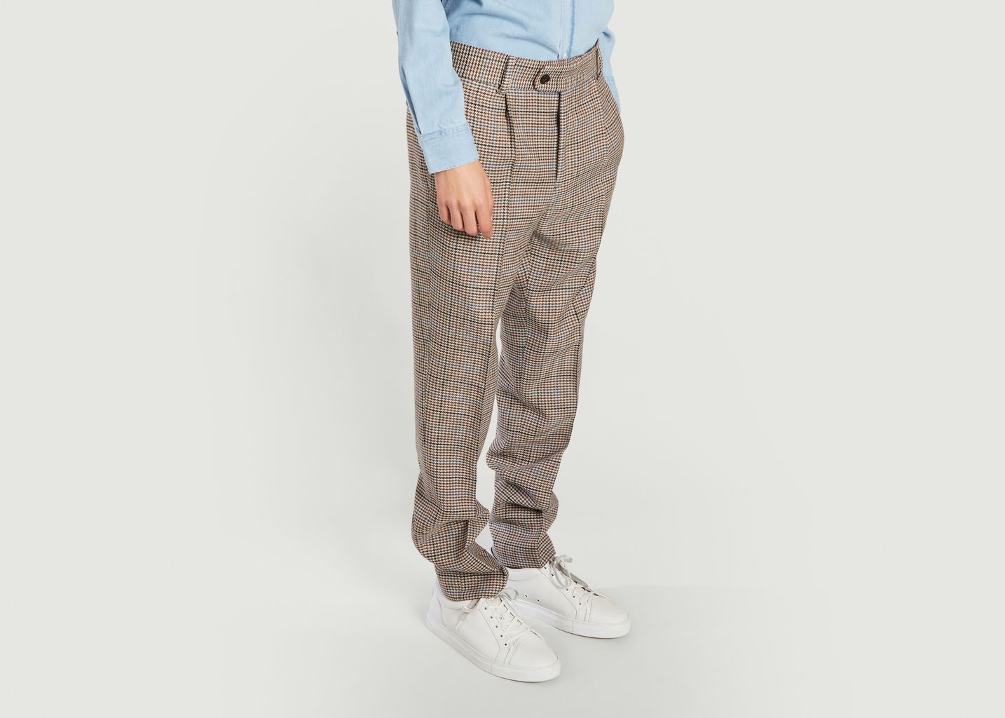 Pantalon de costume à carreaux  - Gant